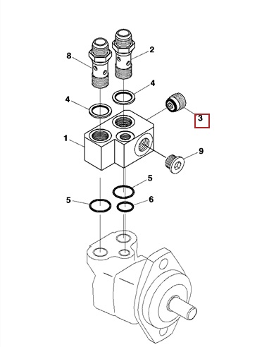 Anticavitation valve Parker F018836