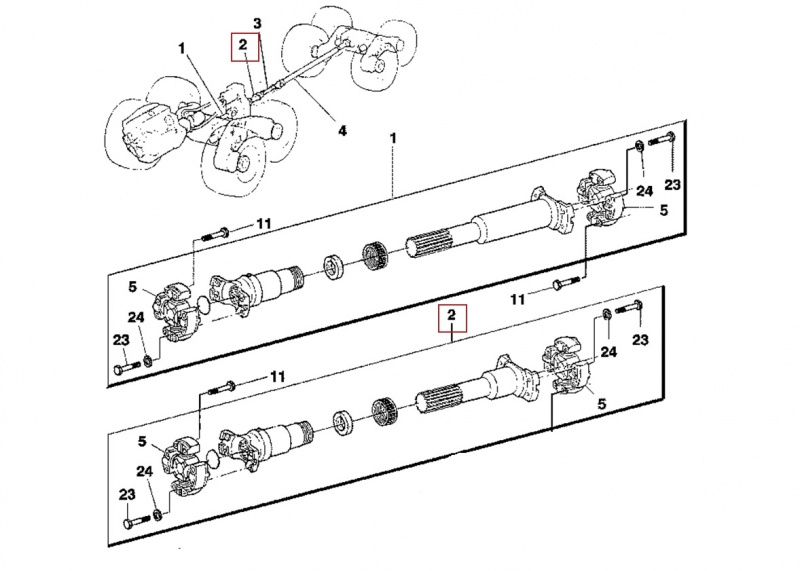 Drive shaft nr 2 F036029