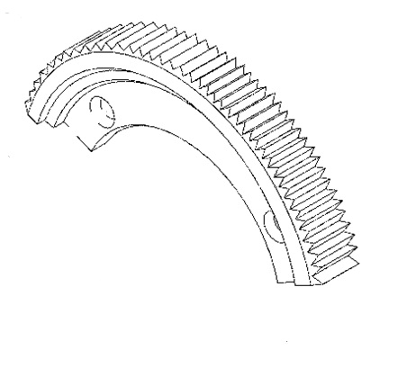 Frame brake rim 1710B,1410D,1710D F046147