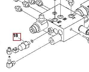 Pressure switch - Brake valve F069272