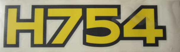 H754 sticker F636036
