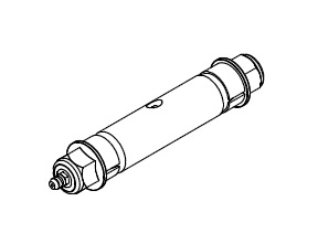 Exp shaft for measuring wheel arm F619050